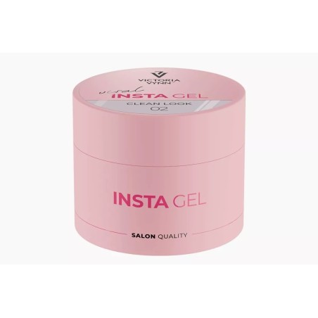 Insta Gel Clean Look 40 ml | Gel constructor rosa natural