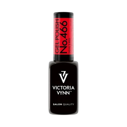 Gel Polish 466 Devil’s Red | Esmalte rojo intenso