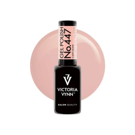 Gel Polish 447 Cafe Nude | Nude marrón elegante uñas