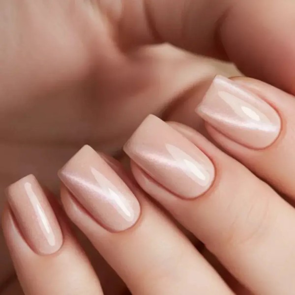 Gel Polish 448 Milky Latte | Cat eye nude café con leche