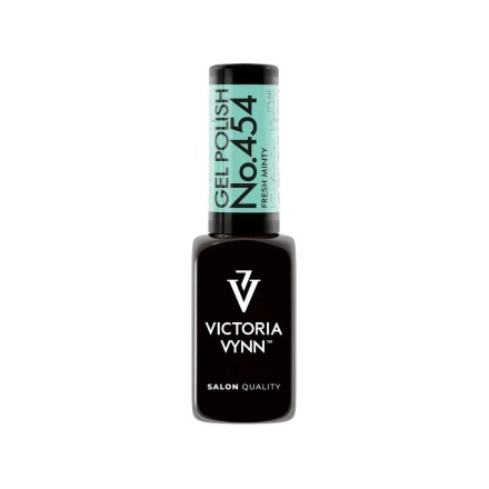 Gel Polish 454 Fresh Minty | Verde menta uñas tendencia