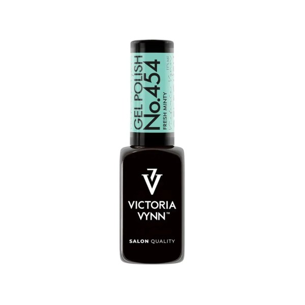 Gel Polish 454 Fresh Minty | Verde menta uñas tendencia