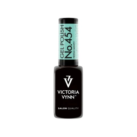 Gel Polish 454 Fresh Minty | Verde menta uñas tendencia