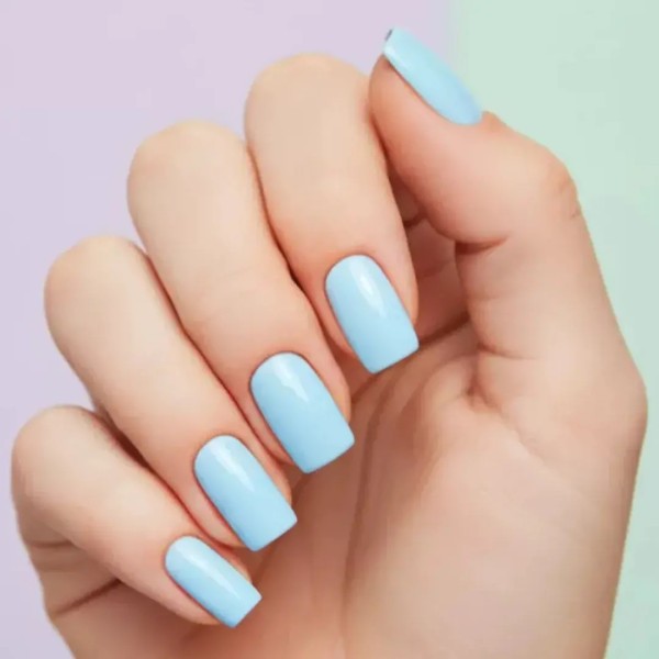 Gel Polish 455 Sky Candy | Azul pastel uñas tendencia