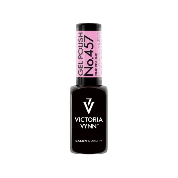 Gel Polish 457 Pink Praline | Rosa neon suave uñas