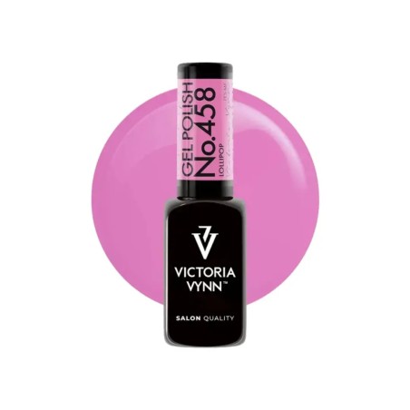 Gel Polish 458 Lollipop | Fucsia neon suave uñas