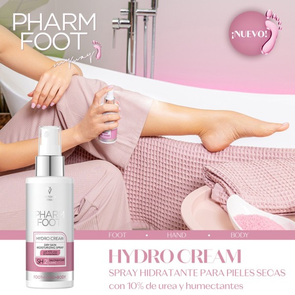 Pharm Foot Hydro Cream Spray Hidratante 10% Urea