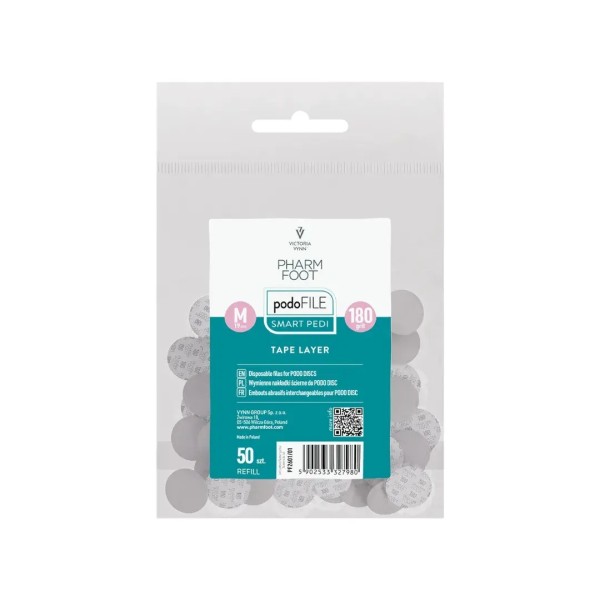 Pharm Foot Podo File Tape Layer | Abrasivos PODO DISC