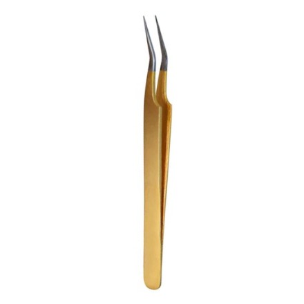 Elleebana Pinza Pro Curved 11.5cm | Pinza Extensiones
