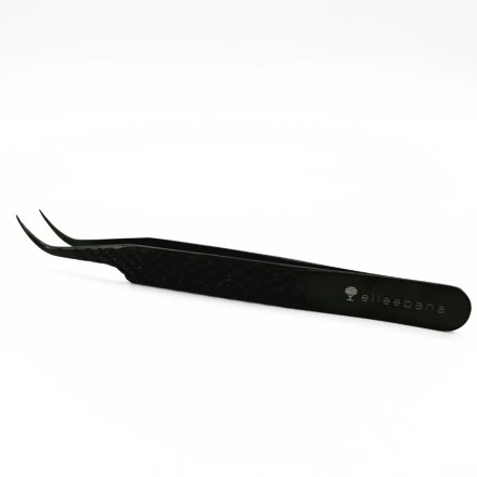 Elleebana Curved Tip Black | Pinza Profesional Pestañas