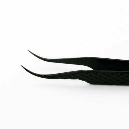 Elleebana Curved Tip Black | Pinza Profesional Pestañas 2