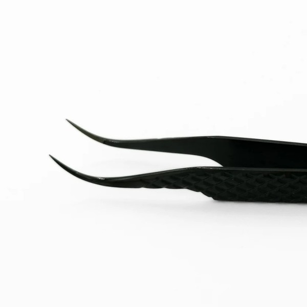 Elleebana Curved Tip Black | Pinza Profesional Pestañas
