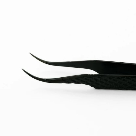 Elleebana Curved Tip Black | Pinza Profesional Pestañas