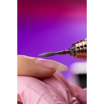 IQ Nails Fresa Diamante Llama Roja 2.1mm 2