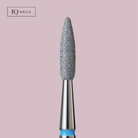 IQ Nails Fresa Diamante Llama Azul 2.1mm