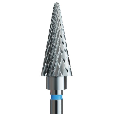 IQ Nails Fresa Carburo Cono Azul 6mm | Fresa Maíz