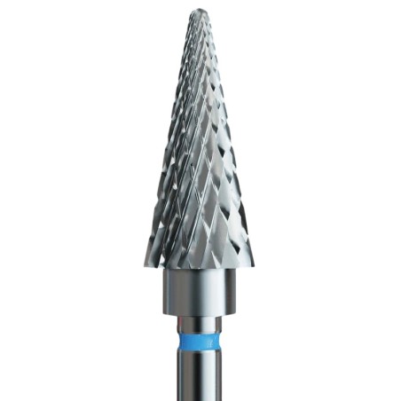 IQ Nails Fresa Carburo Cono Azul 6mm | Fresa Maíz