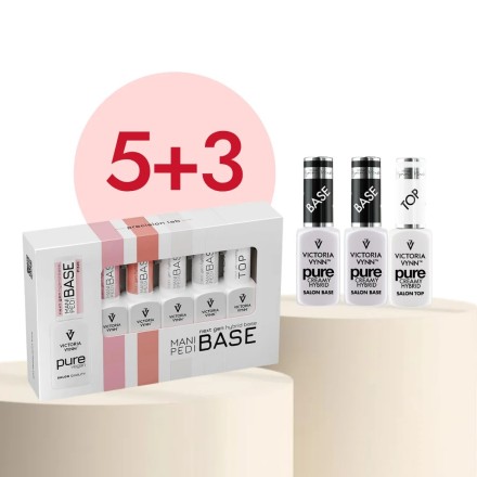 Pack Victoria Vynn Pure Vegan Mani Pedi Bases y Tops