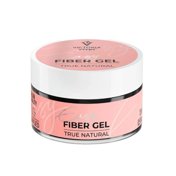Easy Fiber Gel True Natural | Resistencia y Flexibilidad en Uñas