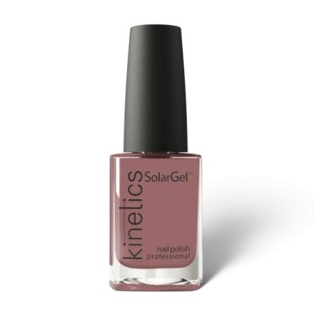 Kinetics SolarGel Slow - esmalte de uñas sin lampara color  rosa topo empolvado con matices malva de 15ml