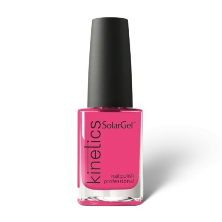 Kinetics SolarGel Blush Hour- esmalte de uñas sin lampara color rosa fucsia vibrante de 15ml