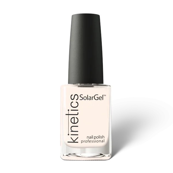 Kinetics SolarGel Quiet - esmalte de uñas sin lampara color blanco marfil de 15ml