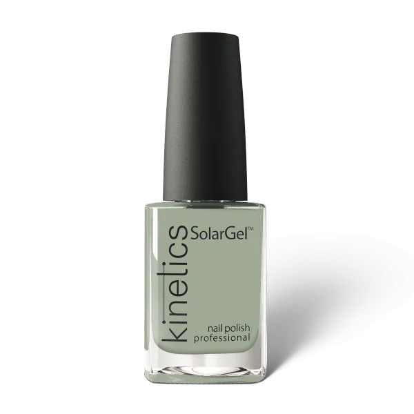 Kinetics SolarGel Clear Mind - esmalte de uñas sin lampara color verde salvia suave de 15ml