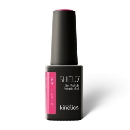Kinetics Shield Gel Polish Blush Hour - esmalte de uñas profesional color rosa fucsia vibrante de 15ml
