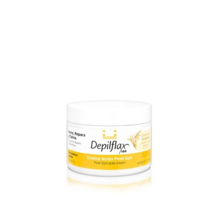 Crema Ácida Post Epil Reequilibrante Depilflax 200 ml para calmar e hidratar la piel después de la depilación