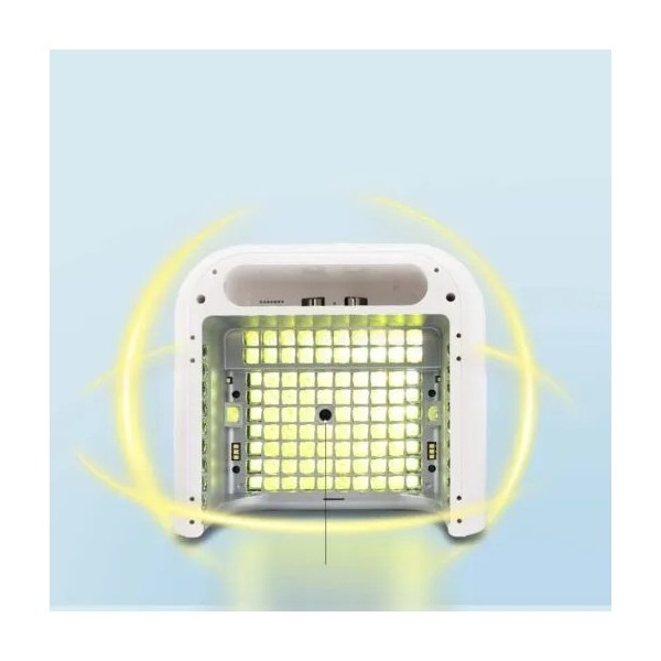    Interior de la lámpara profesional ONail AI con distribución de LED de alta potencia para un curado uniforme del esmalte