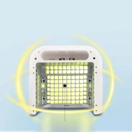    Interior de la lámpara profesional ONail AI con distribución de LED de alta potencia para un curado uniforme del esmalte