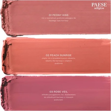 SELFGLOW Blush Cremoso Mate · Rubor Natural
