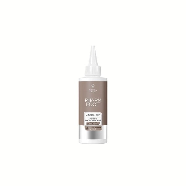 PHARM FOOT Mineral Dry 100 g · Polvo absorbente para pies con sudoración excesiva
