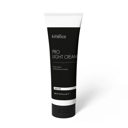 Crema profesional para pies Kinetics Pro Light Cream de 240 ml para el cuidado e hidratación de los pies