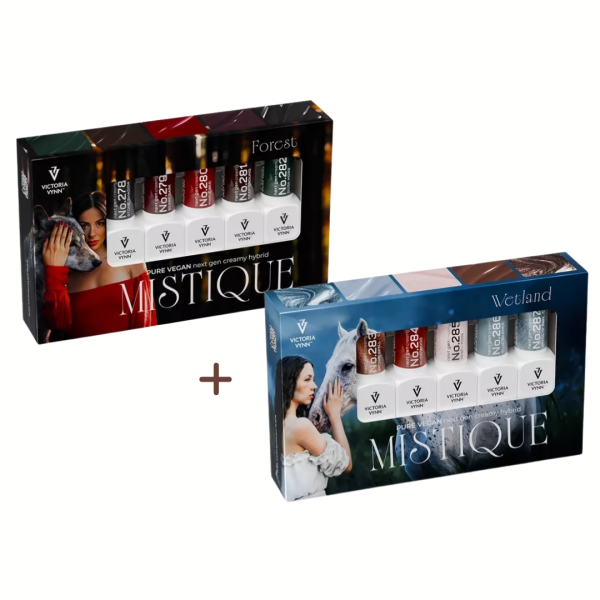 Pack Completo Pure Vegan MISTIQUE 278-287 + 3 Gel Polish