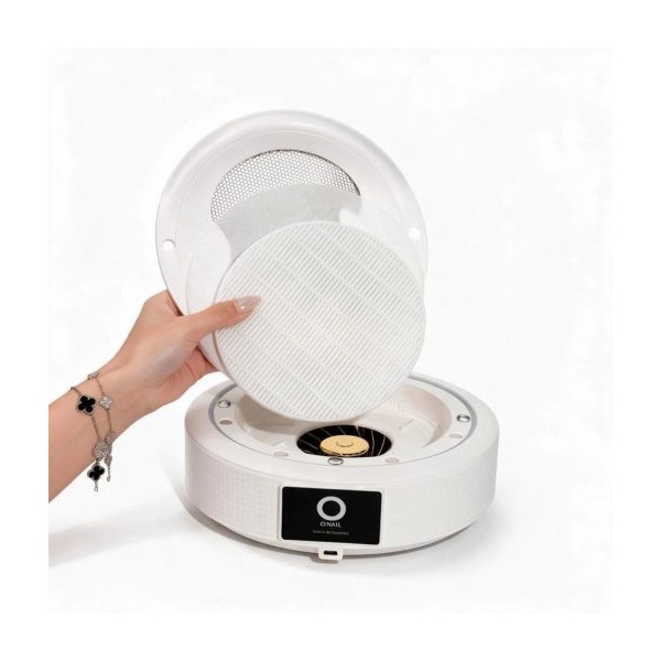 Aspirador de polvo para manicura O'Nail con filtro extraíble