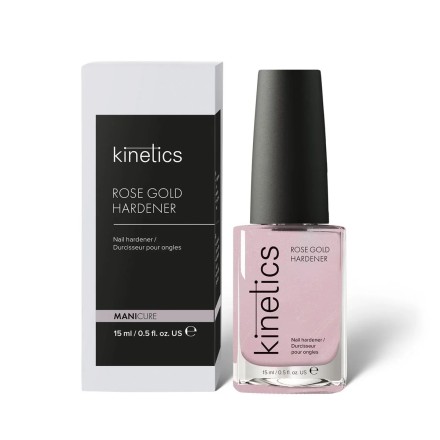 Kinetics Endurecedor de Uñas Rose Gold | Fortalecedor con Brillo