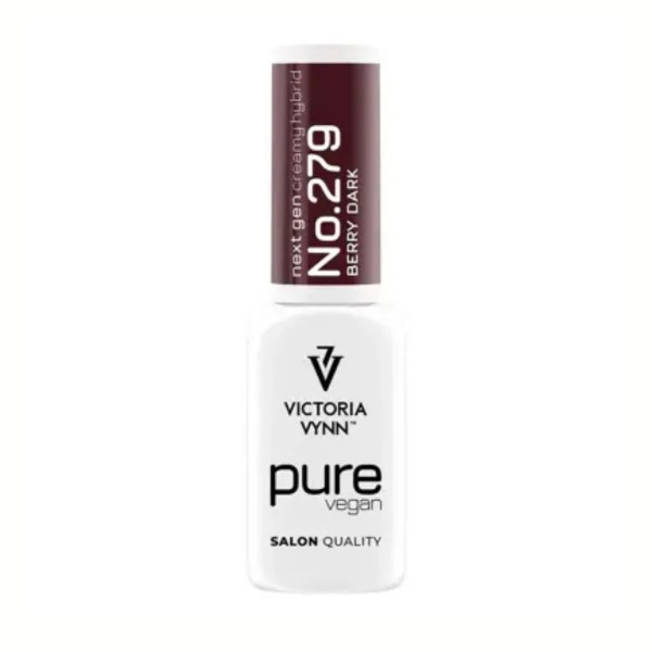 Victoria Vynn Pure Vegan Creamy Hybrid 279 Berry Dark esmalte híbrido granate oscuro