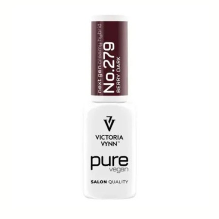 Victoria Vynn Pure Vegan Creamy Hybrid 279 Berry Dark esmalte híbrido granate oscuro