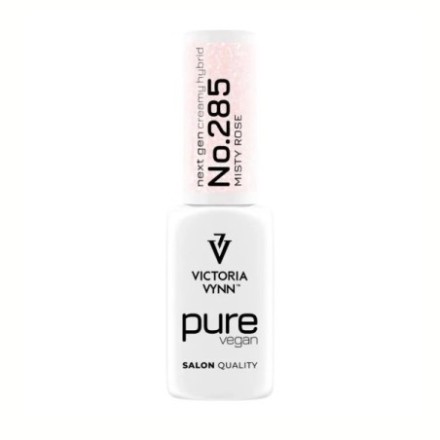 Pure Vegan Creamy Hybrid 285 Misty Rose esmalte híbrido rosa claro Victoria Vynn