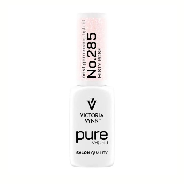 Pure Vegan Creamy Hybrid 285 Misty Rose esmalte híbrido rosa claro Victoria Vynn