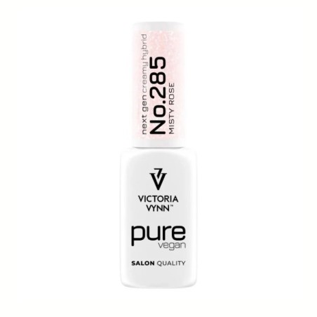 Pure Vegan Creamy Hybrid 285 Misty Rose esmalte híbrido rosa claro Victoria Vynn
