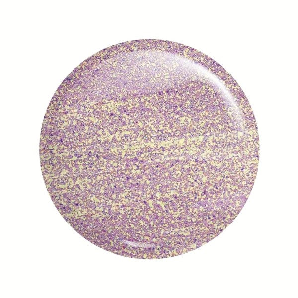  Swatch del gel constructor Victoria Vynn Insta Gel 11 Gold Girl con glitter