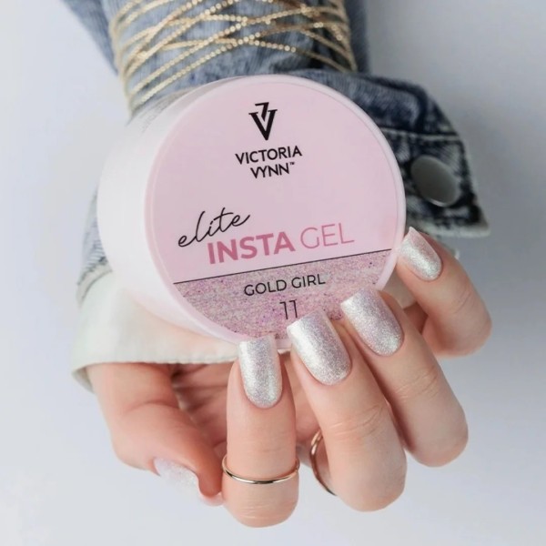  Manicura con Victoria Vynn Insta Gel 11 Gold Girl