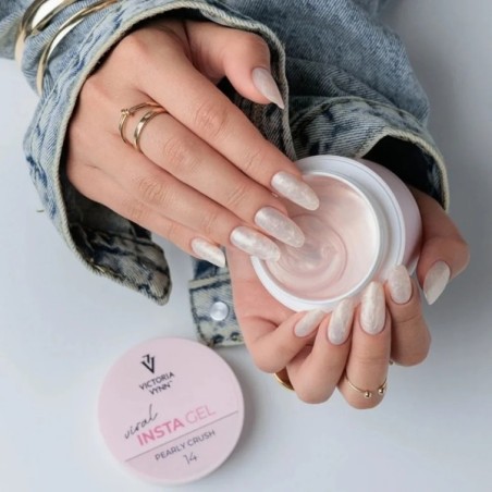  Manicura con efecto perlado Victoria Vynn Insta Gel 14 Pearly Crush