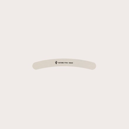 NAIL FILE 180/240 BANANA SHAPED, WHITE