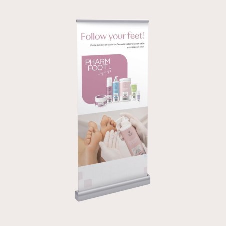 Roll Up Pharm Foot Mod 2 Publicidad Profesional