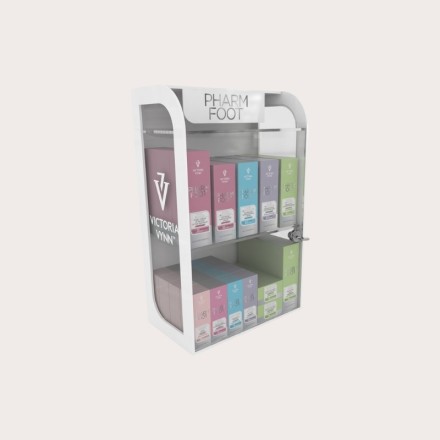 Display Pequeño Pharm Foot Expositor Profesional