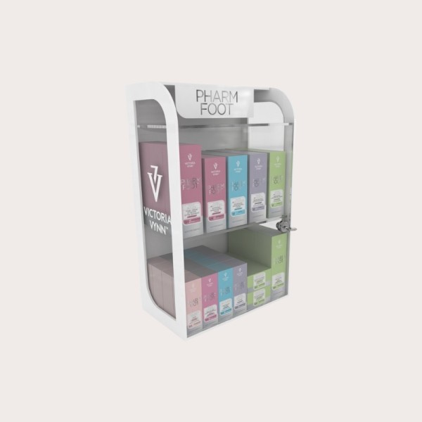 Display Pequeño Pharm Foot Expositor Profesional