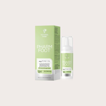 Aceite concentrado regenerador y calmante para cuidado de uñas y pies